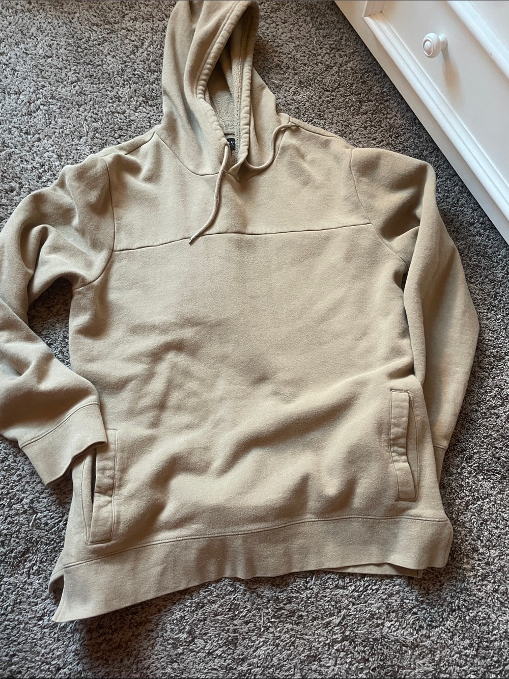 PacSun Men's Crewneck Hooded Sweater in Sand